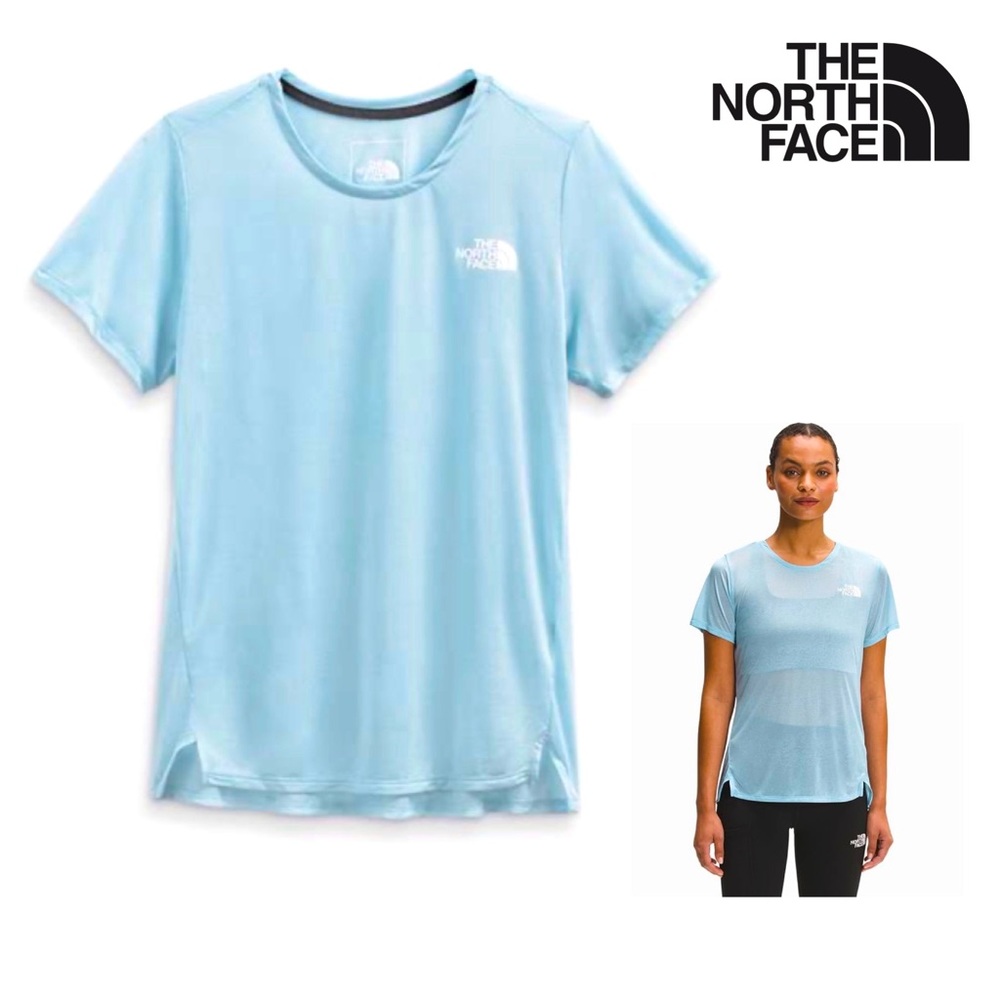 THE NORTH FACE Women's Sunriser Short Sleeve Shirt USW XL Beta Blue